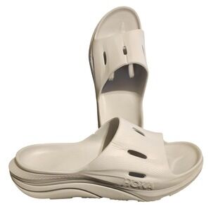 HOKA Ora Recovery Slide 3 Men’s 12 Shifting Sand Excellent Condition